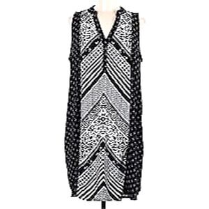 🌸3/$25 Target Xhilaration Black & White Floral Boho Cottagecore High Lo Dress